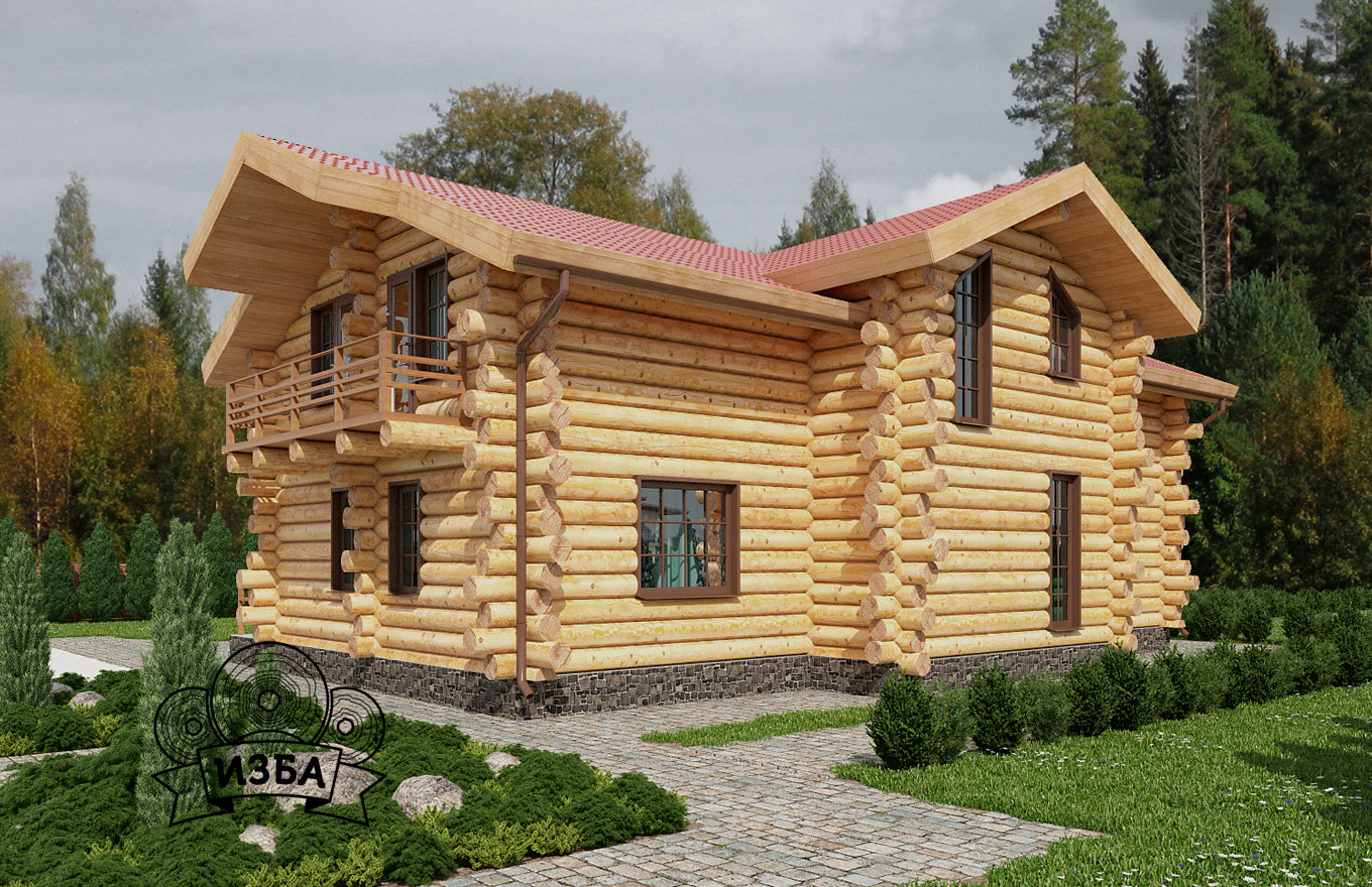 Дом-из-бревна-Достоевский,-вид2
