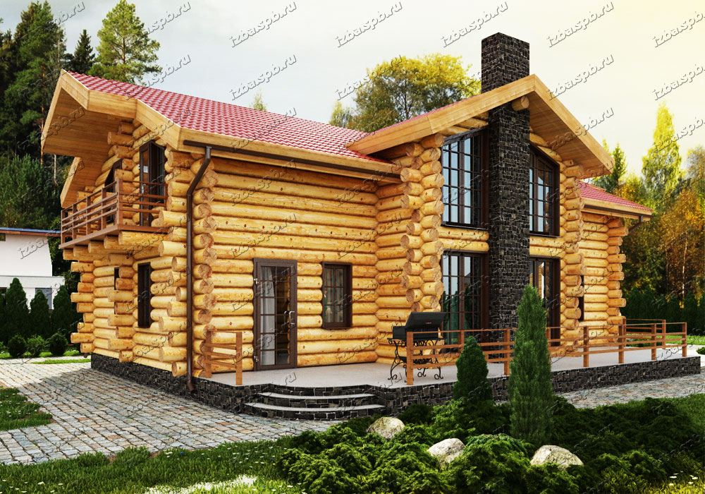 Дикий-сруб-дома-Достоевский