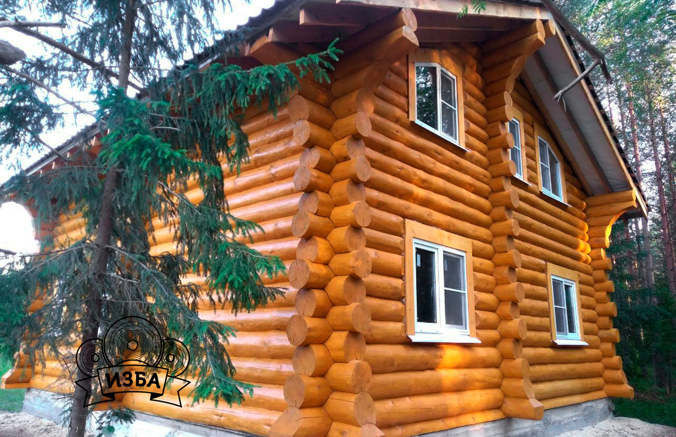 Дом из рубленного бревна 9х9