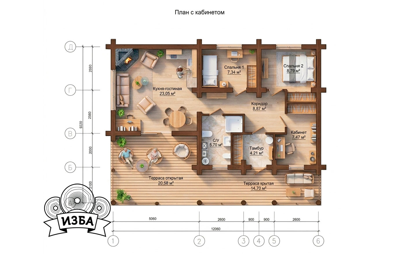 Odnoetazhnyj-uglovoj-srub-Bryullov-plan-s-kabinetom (2)